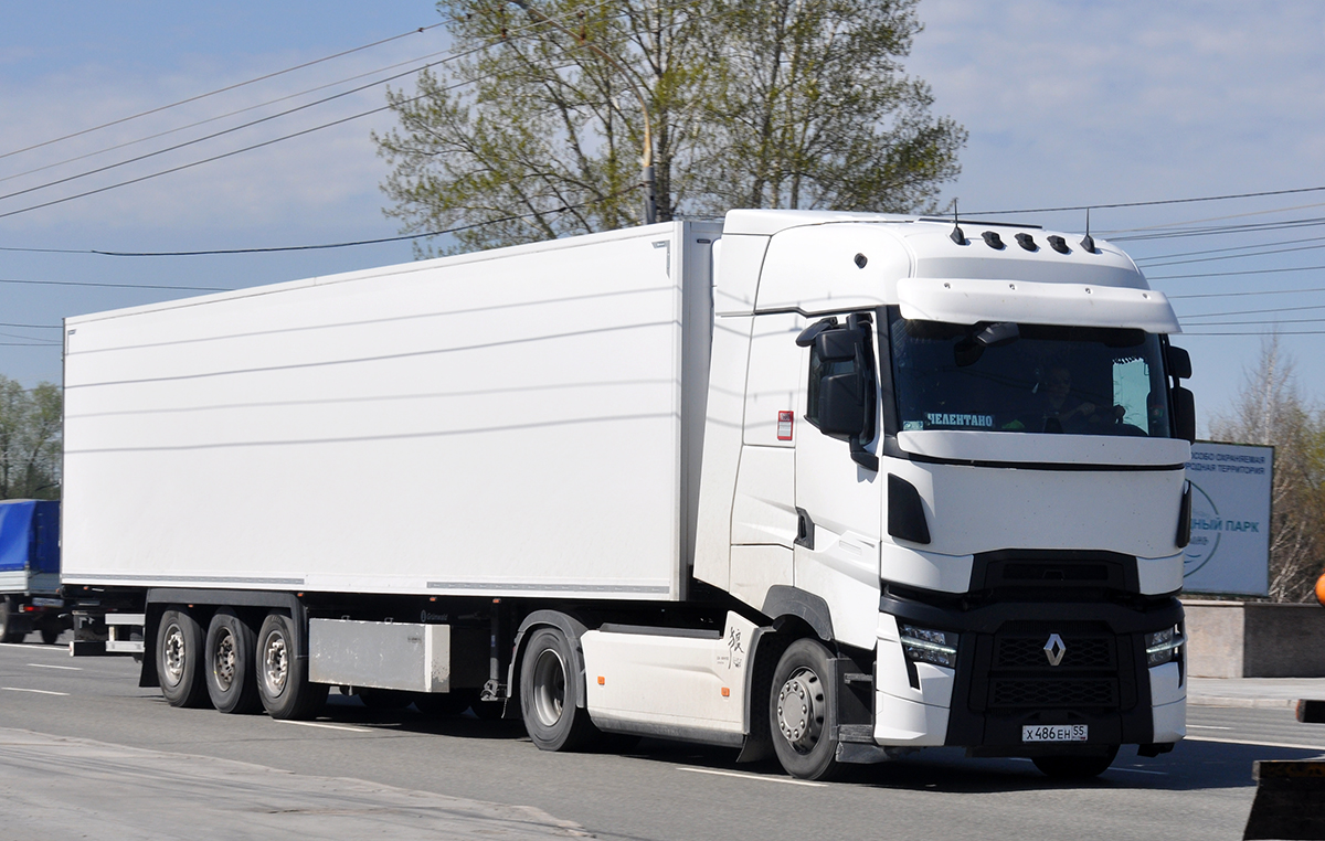 Омская область, № Х 486 ЕН 55 — Renault T-Series ('2021)