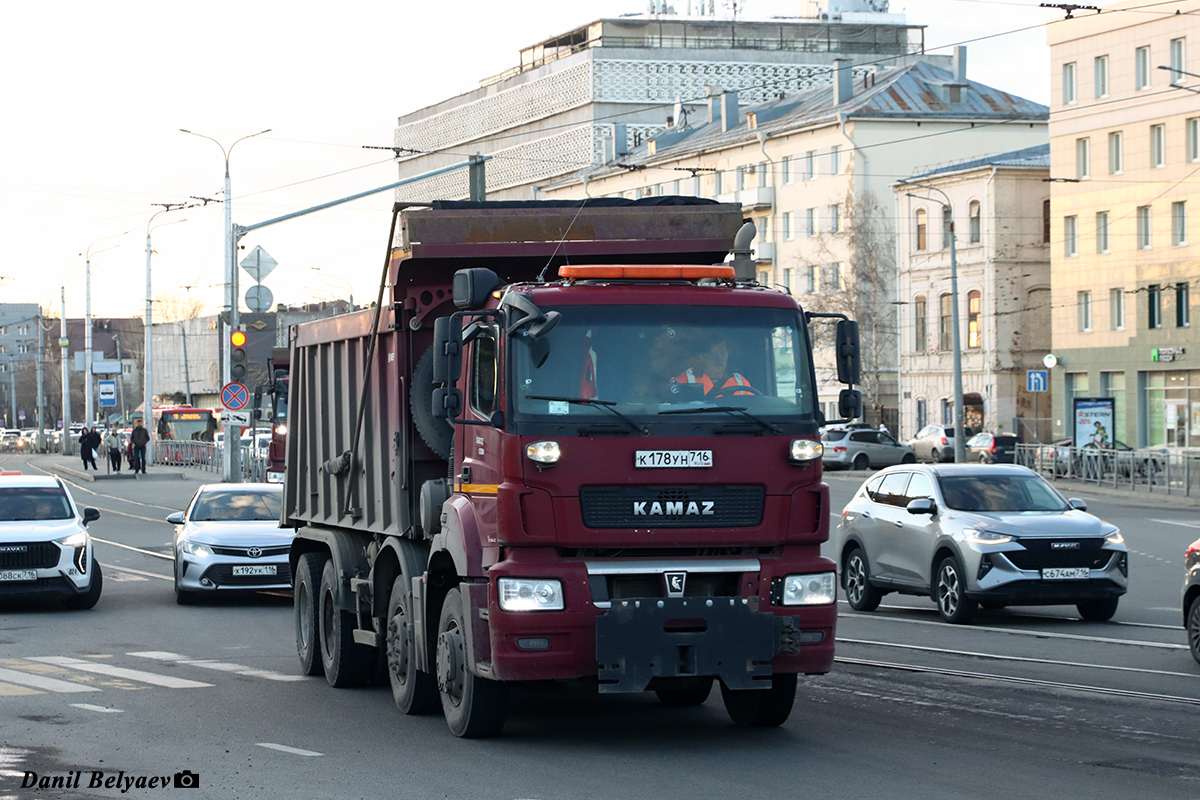 Татарстан, № К 178 УН 716 — КамАЗ-65801-T5(68)