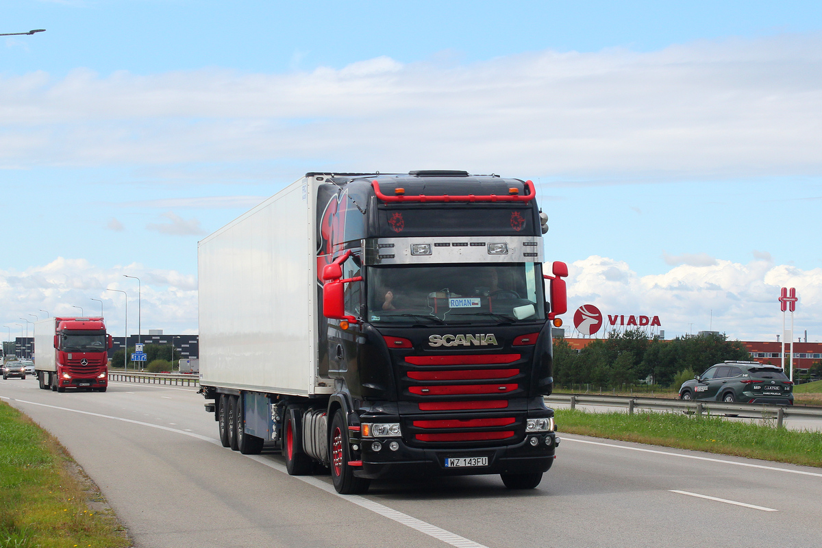 Польша, № WZ 143FU — Scania ('2013, общая модель)