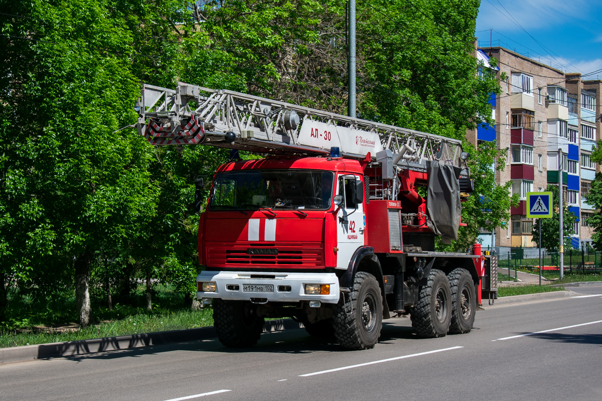 Башкортостан, № М 191 МВ 102 — КамАЗ-43114 (общая модель)