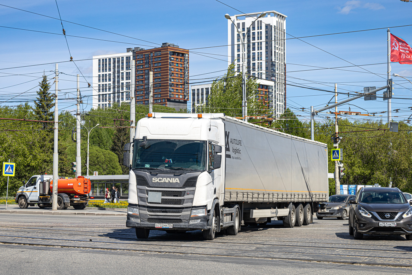 Свердловская область, № О 732 МН 196 — Scania ('2016) R440