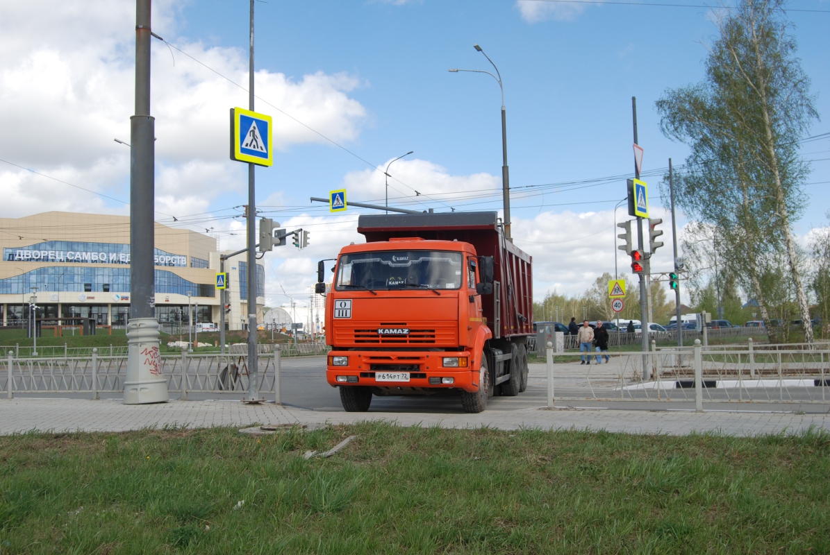 Свердловская область, № Р 614 РТ 72 — КамАЗ-6520 (общая модель)