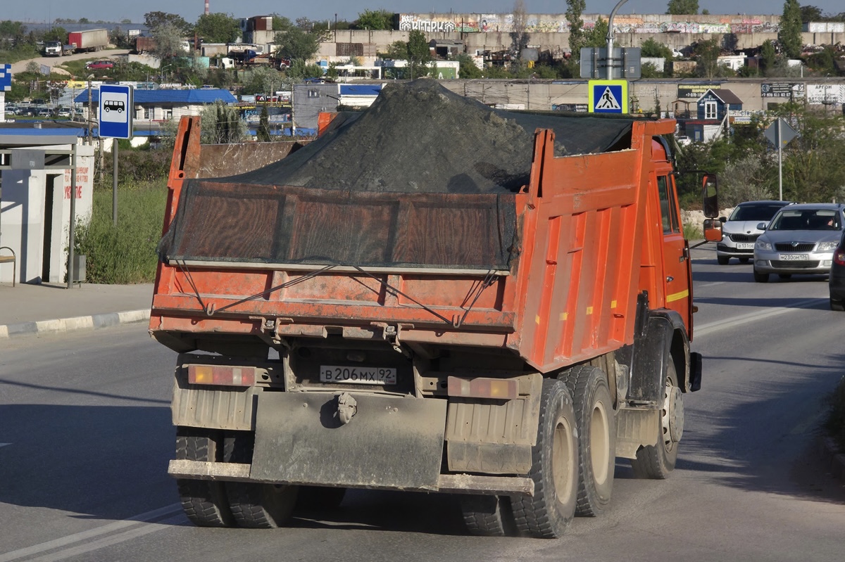 Севастополь, № В 206 МХ 92 — КамАЗ-65115-02 [65115C]