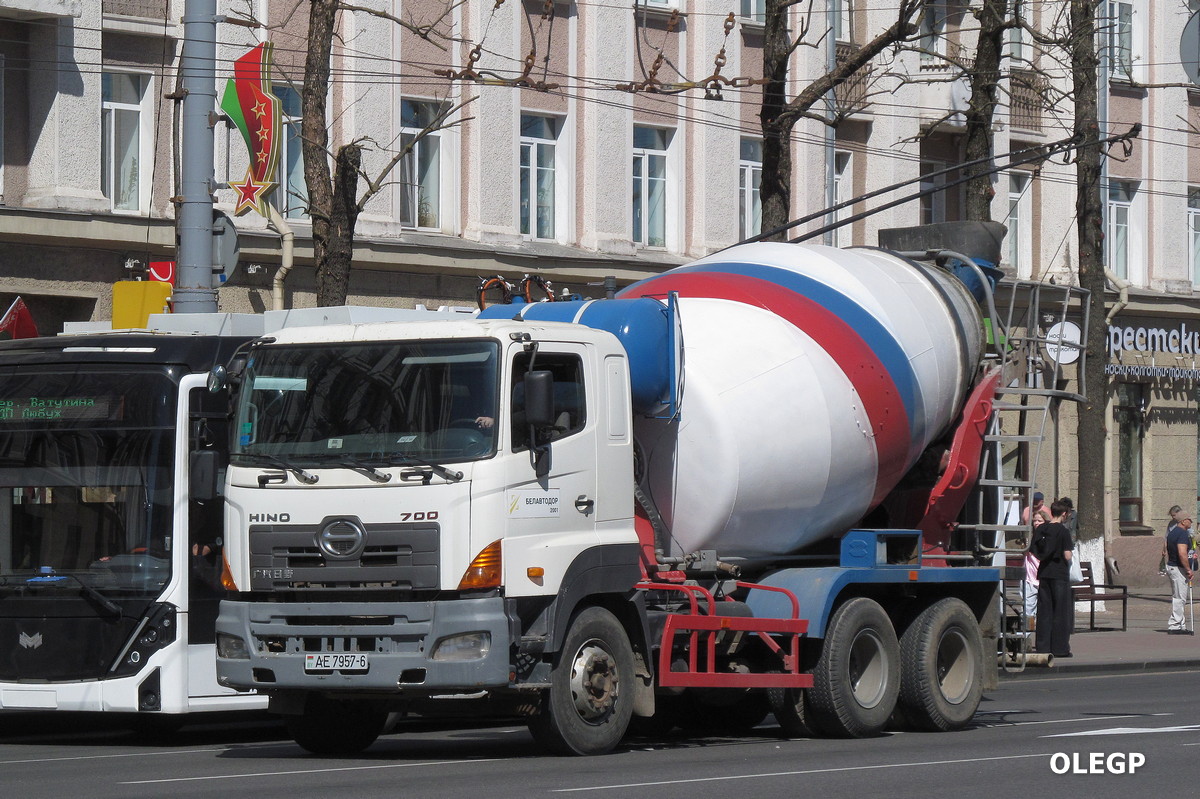 Могилёвская область, № АЕ 7957-6 — Hino 700