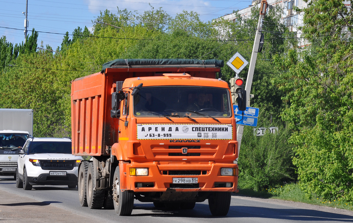 Омская область, № Х 298 НВ 55 — КамАЗ-6520-43
