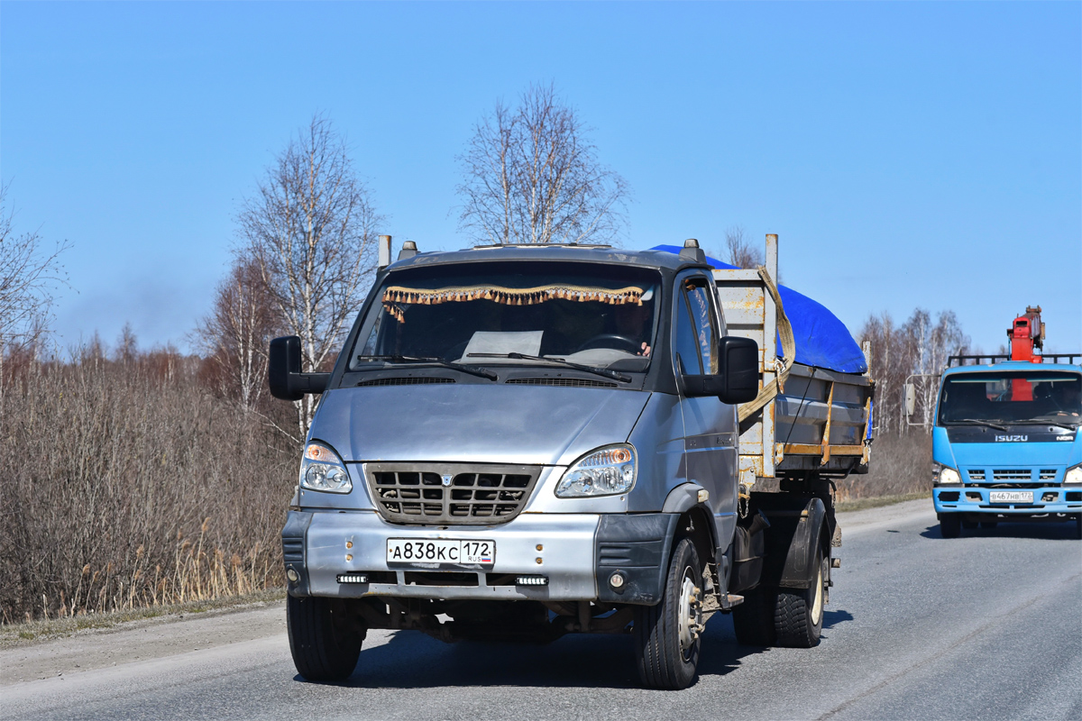 Тюменская область, № А 838 КС 172 — ГАЗ-3310 (общая модель)