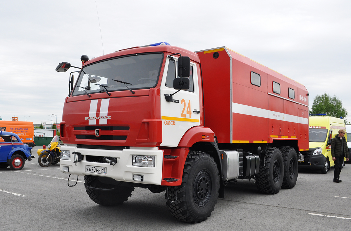 Омская область, № У 670 ЕН 55 — КамАЗ-43118-50