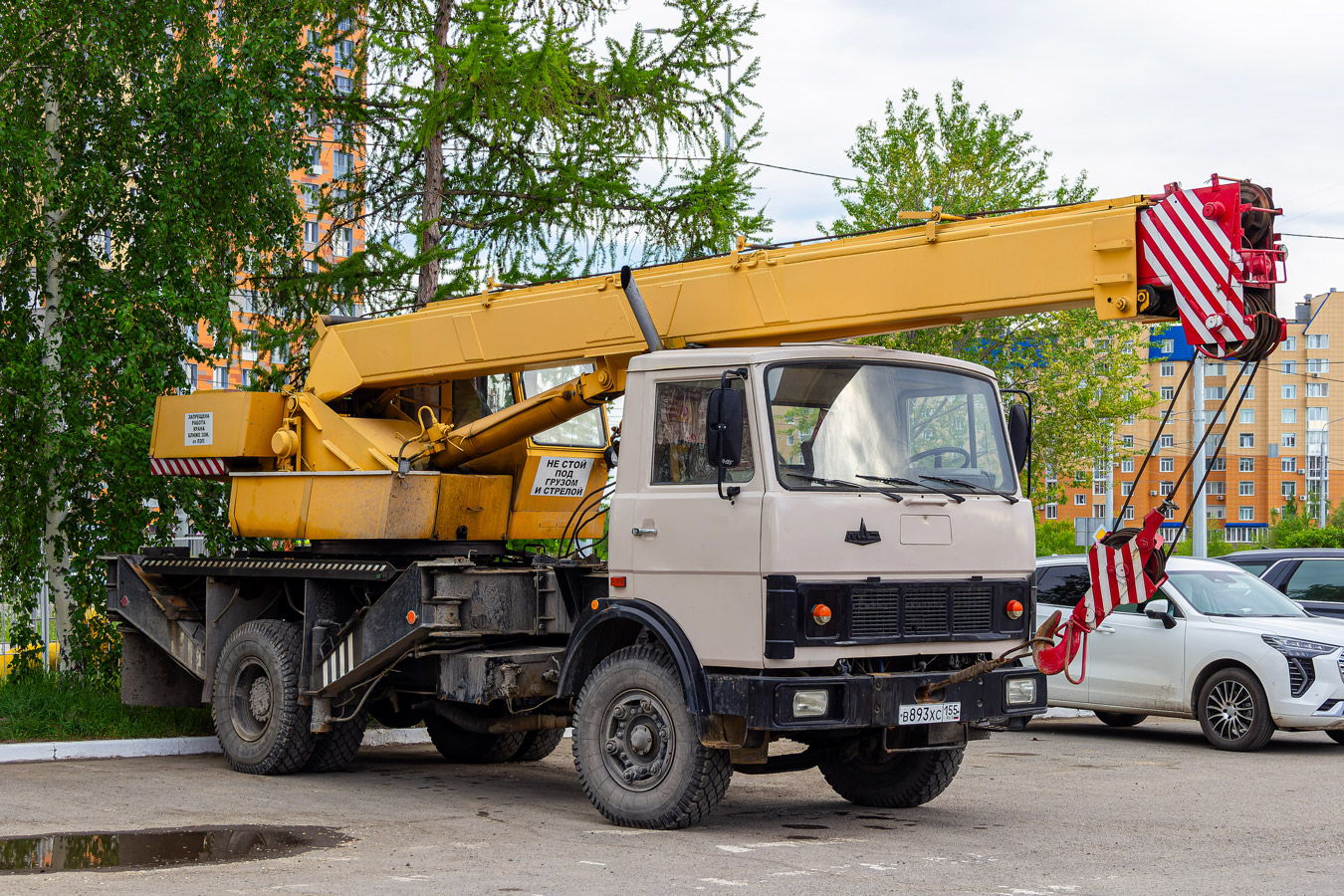 Омская область, № В 893 ХС 155 — МАЗ-5337 [533700]