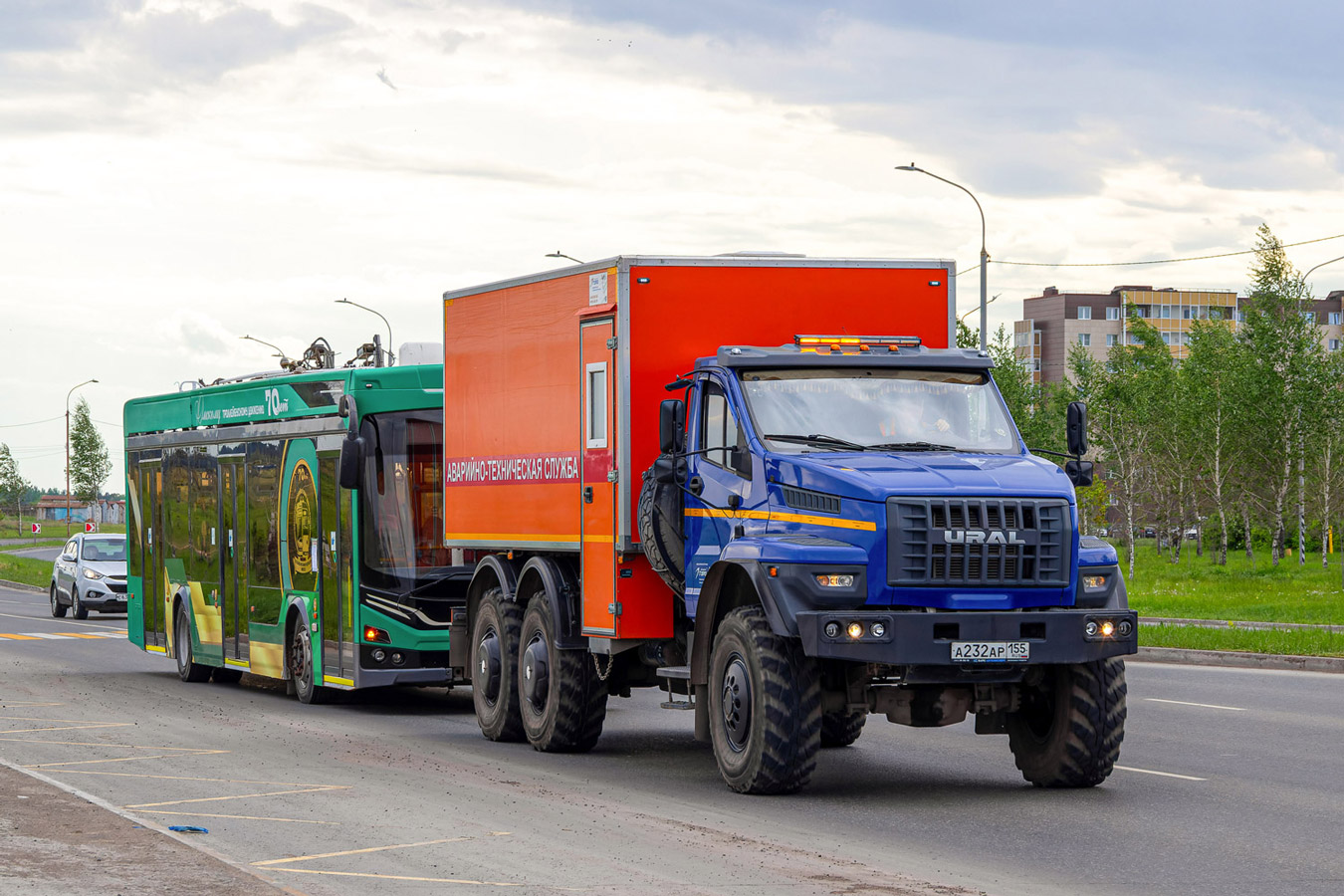 Омская область, № А 232 АР 155 — Урал NEXT 4320-72