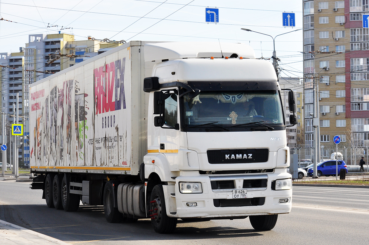 Омская область, № В 626 ОУ 155 — КамАЗ-5490-S5(87)