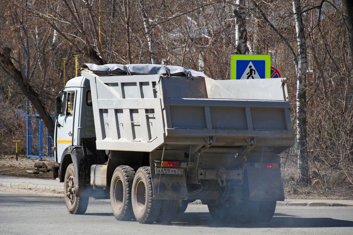 Томская область, № А 659 УВ 70 — КамАЗ-55111 (общая модель)