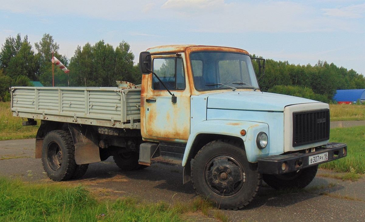 Удмуртия, № В 307 РУ 18 — ГАЗ-3307