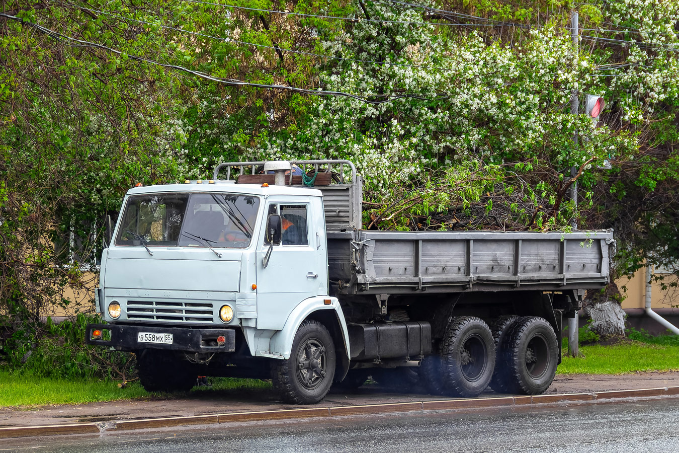 Омская область, № В 558 МХ 55 — КамАЗ-5320