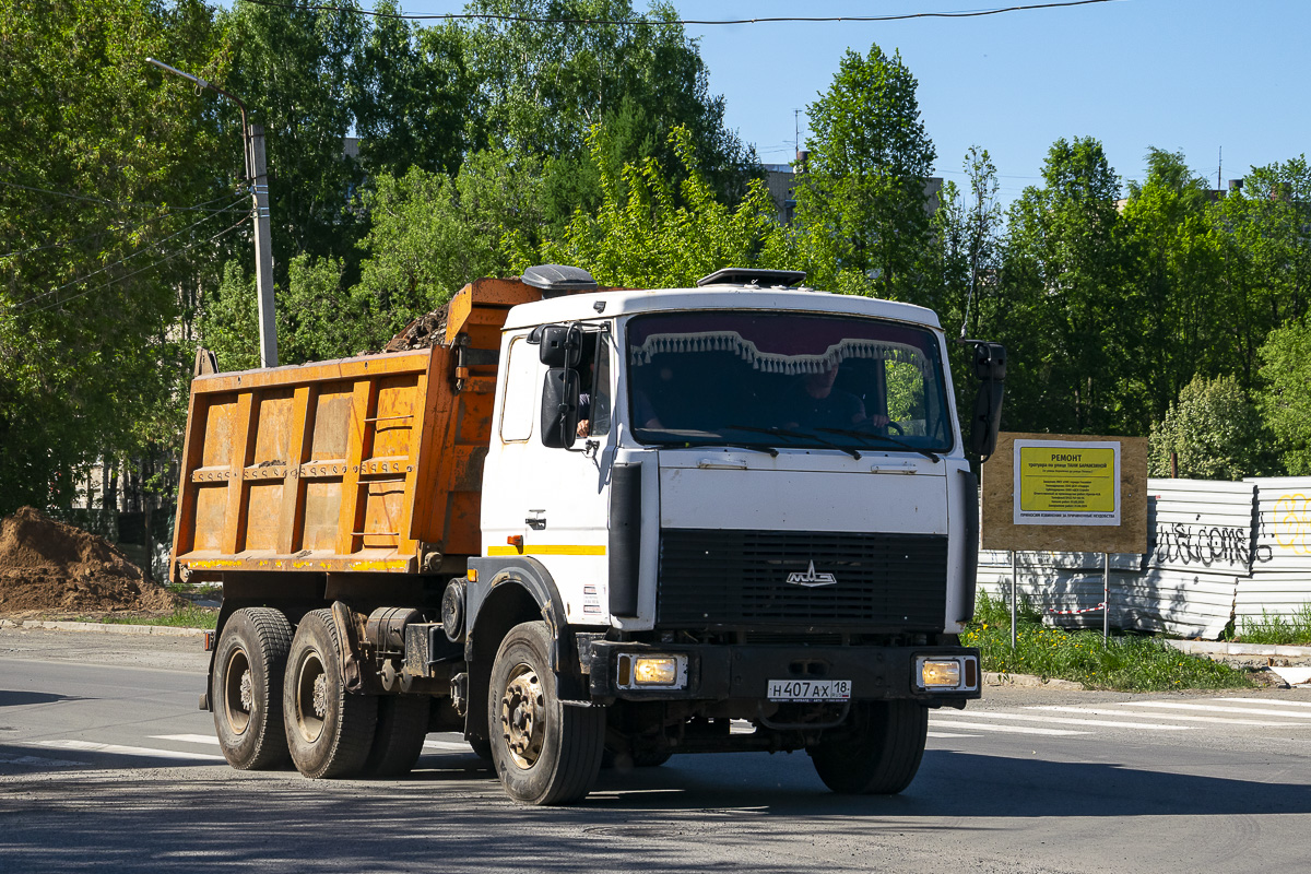 Удмуртия, № Н 407 АХ 18 — МАЗ-5516A5