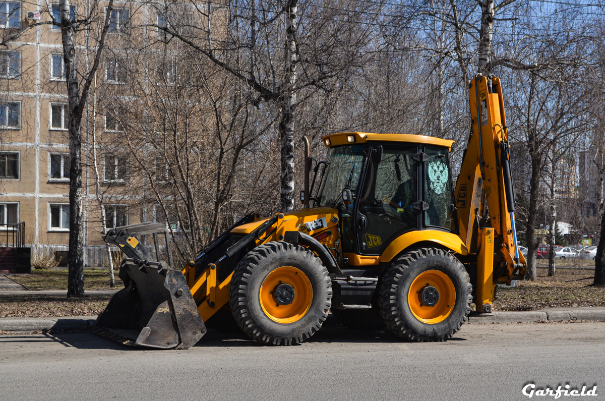 Кемеровская область, № (42) Б/Н СТ 0224 — JCB 4CX; Кемеровская область — Спецтехника с нечитаемыми на фото номерами