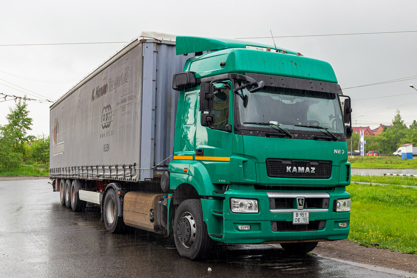 Омская область, № В 951 ОЕ 155 — КамАЗ-5490-S5(87)