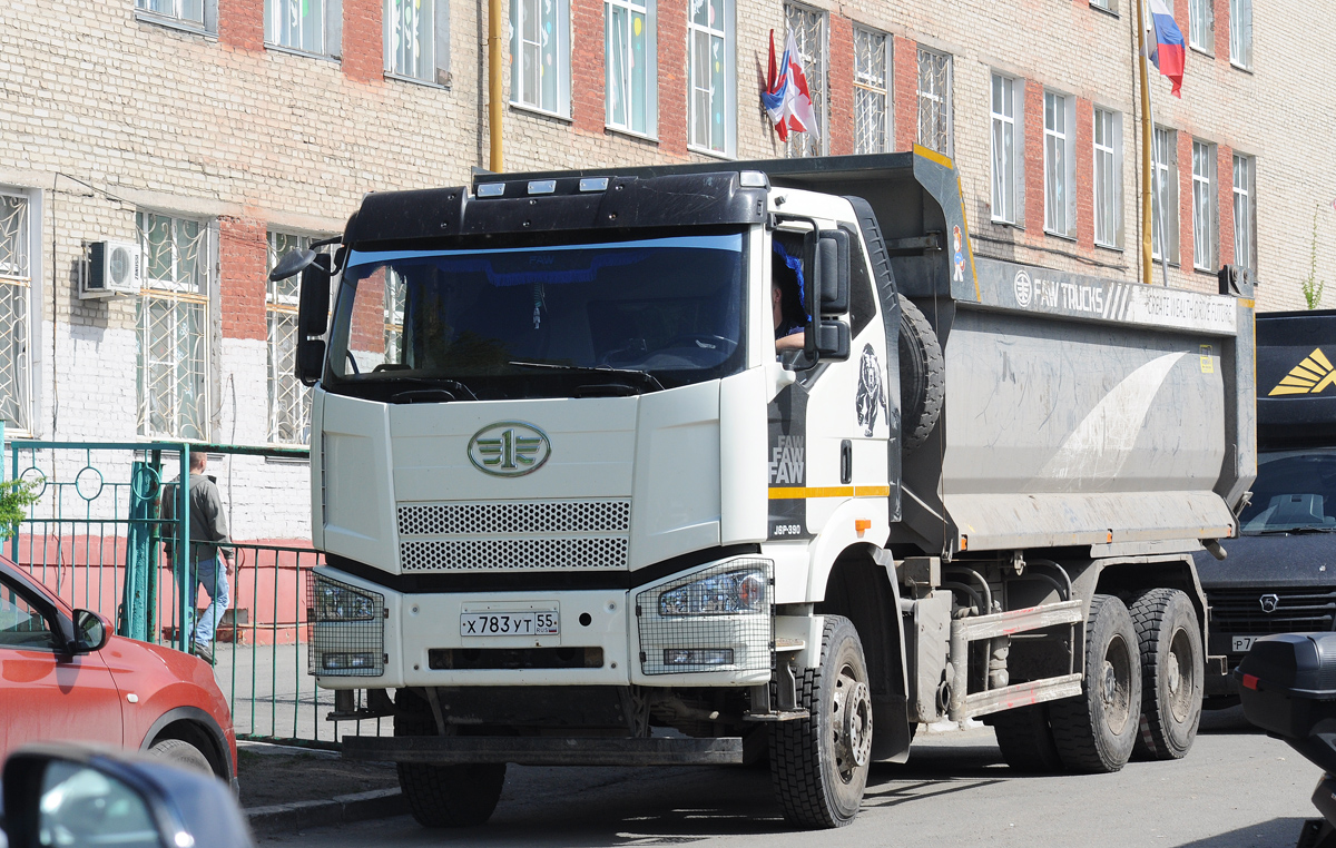 Омская область, № Х 783 УТ 55 — FAW J6 CA3250