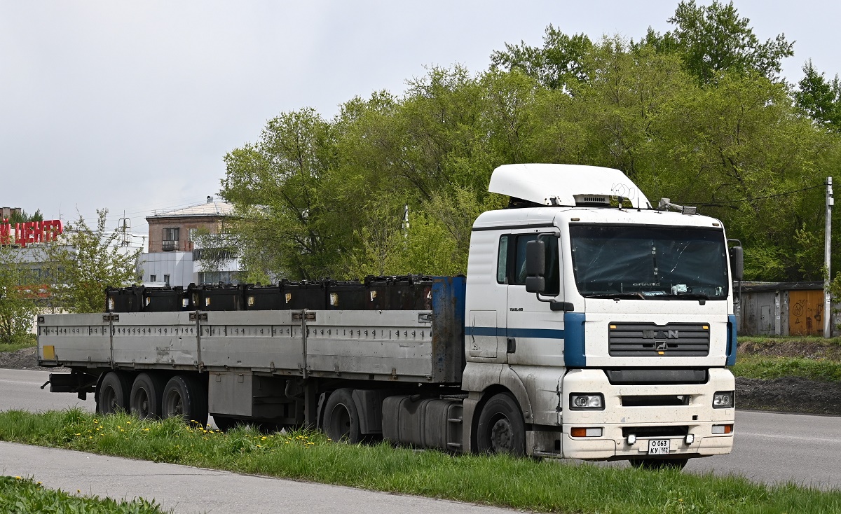Башкортостан, № О 063 КУ 102 — MAN TGA 18.410