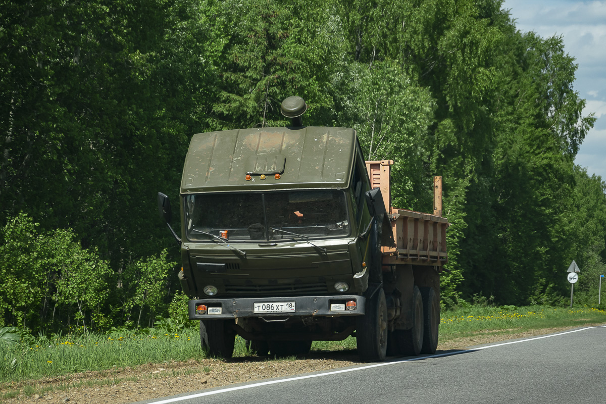 Удмуртия, № Т 086 ХТ 18 — КамАЗ-5320