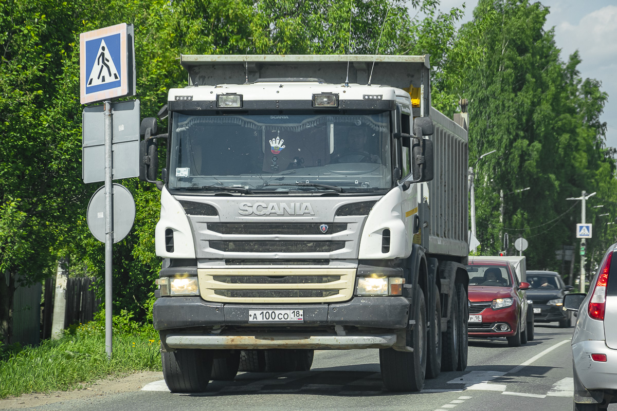 Удмуртия, № А 100 СО 18 — Scania ('2011) P400
