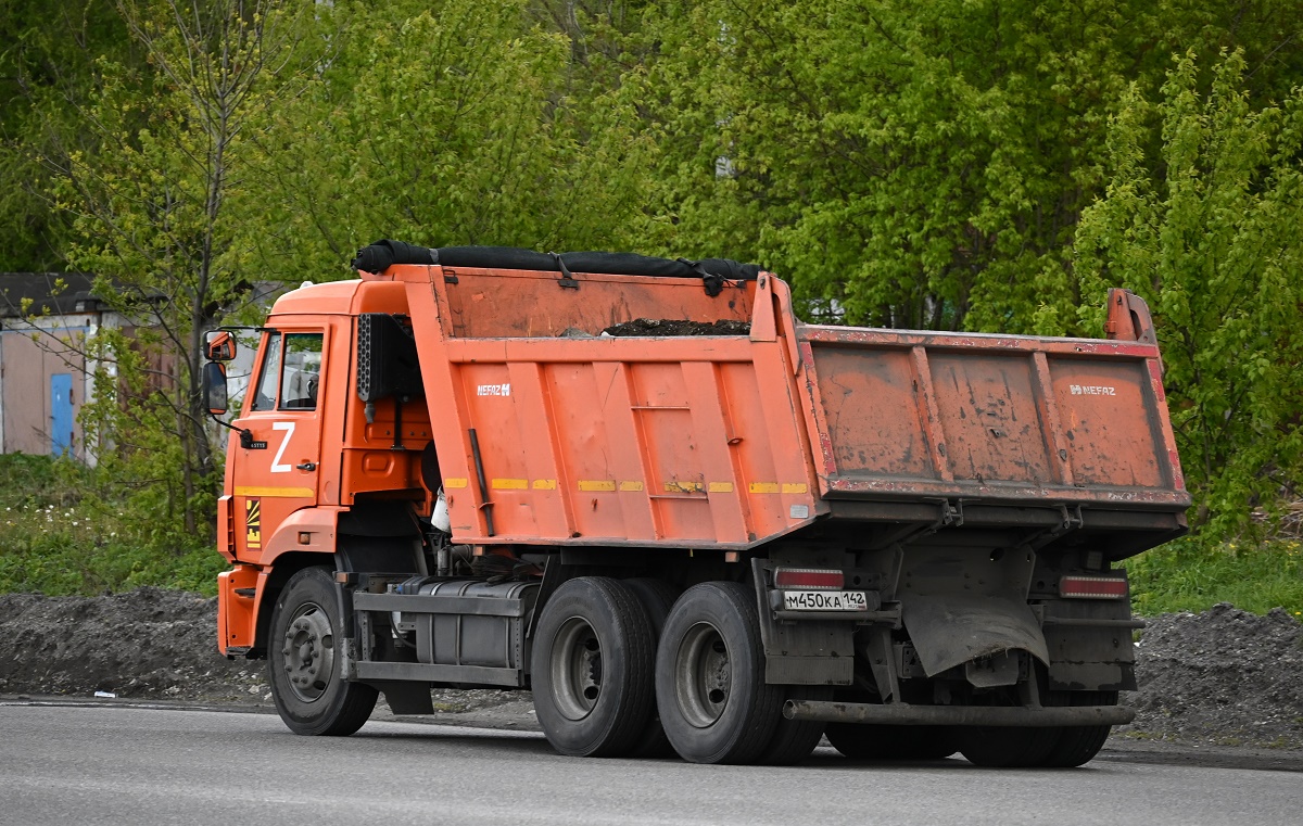 Кемеровская область, № М 450 КА 142 — КамАЗ-65115-42