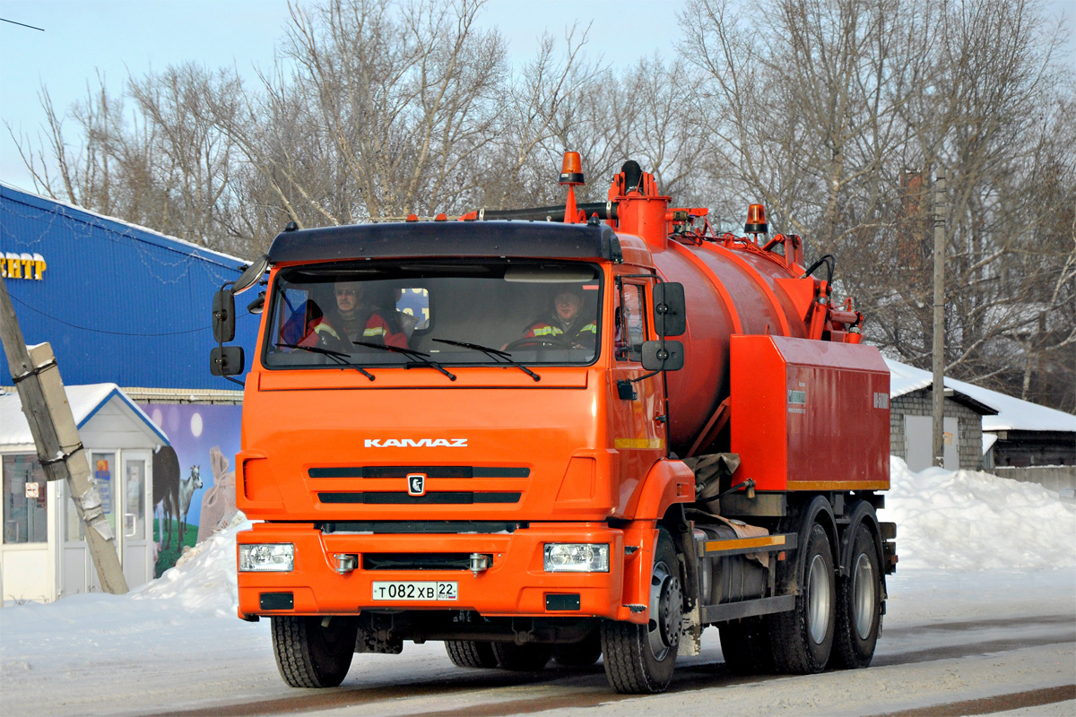 Алтайский край, № Т 082 ХВ 22 — КамАЗ-65115-50