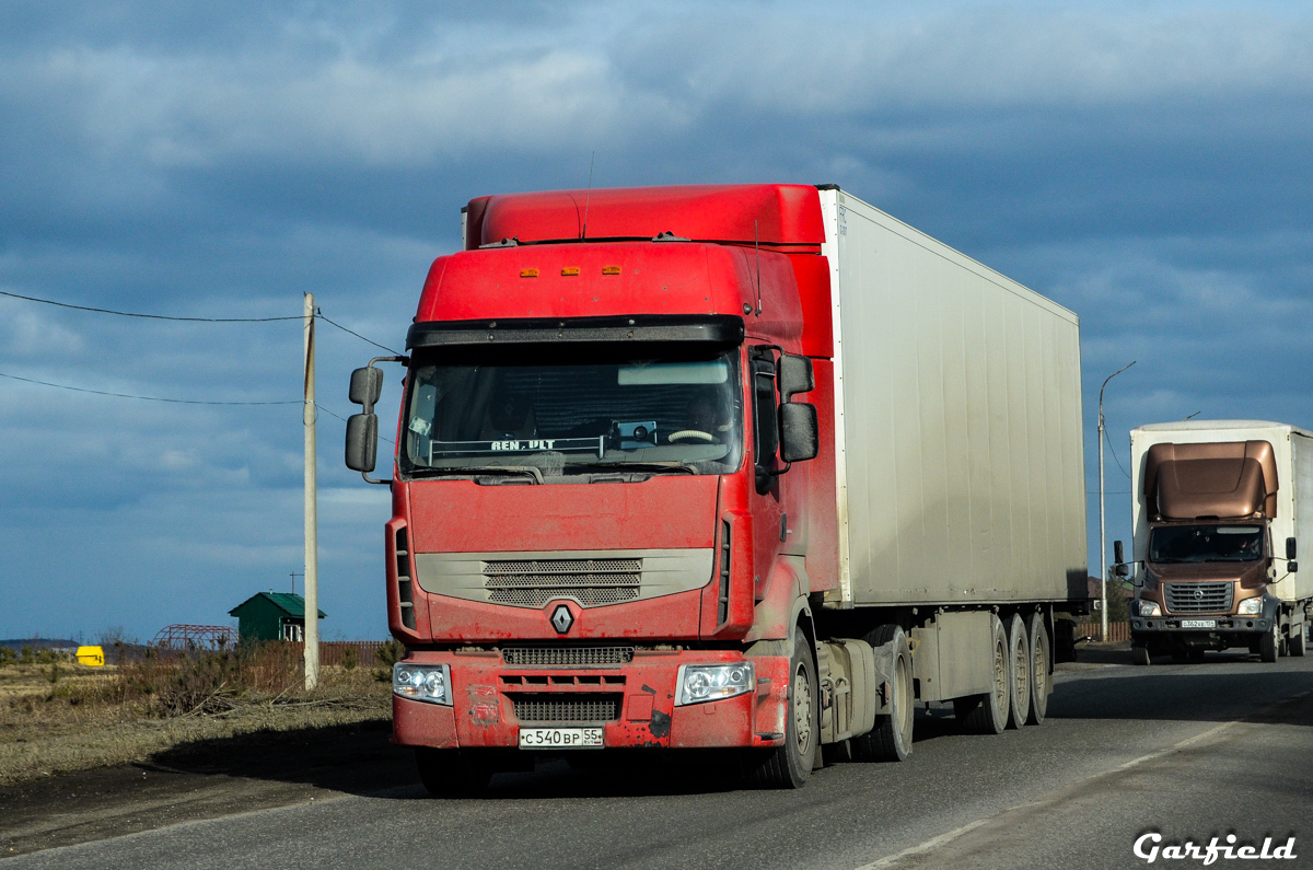 Омская область, № С 540 ВР 55 — Renault Premium ('2006)