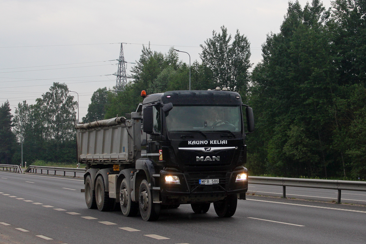 Литва, № MFB 586 — MAN TGS Euro 6 II (Общая модель)