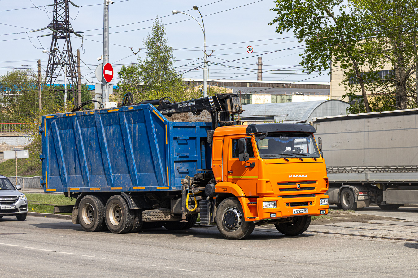 Свердловская область, № Х 759 ХО 196 — КамАЗ-65115 (общая модель)