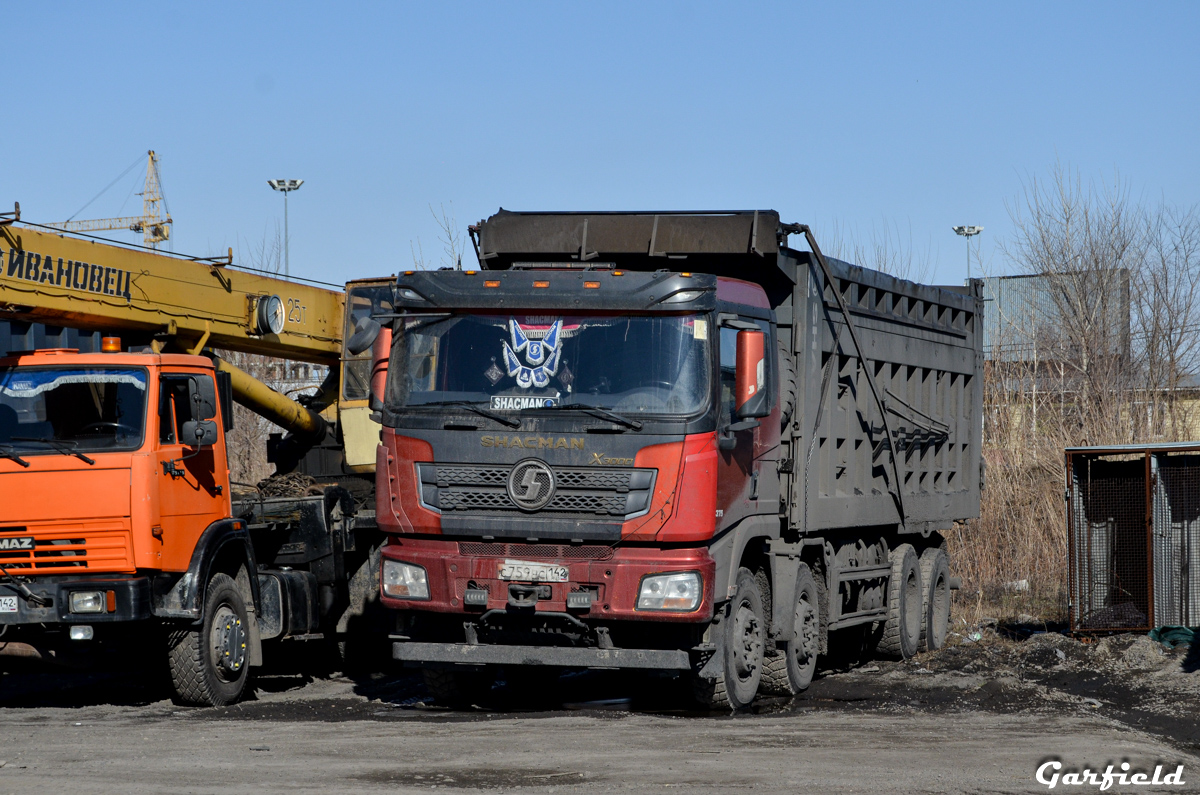Кемеровская область, № С 759 НС 142 — Shaanxi Shacman X3000 SX3318