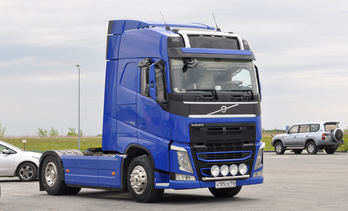 Омская область, № А 105 СВ 155 — Volvo ('2012) FH.460 [X9P]