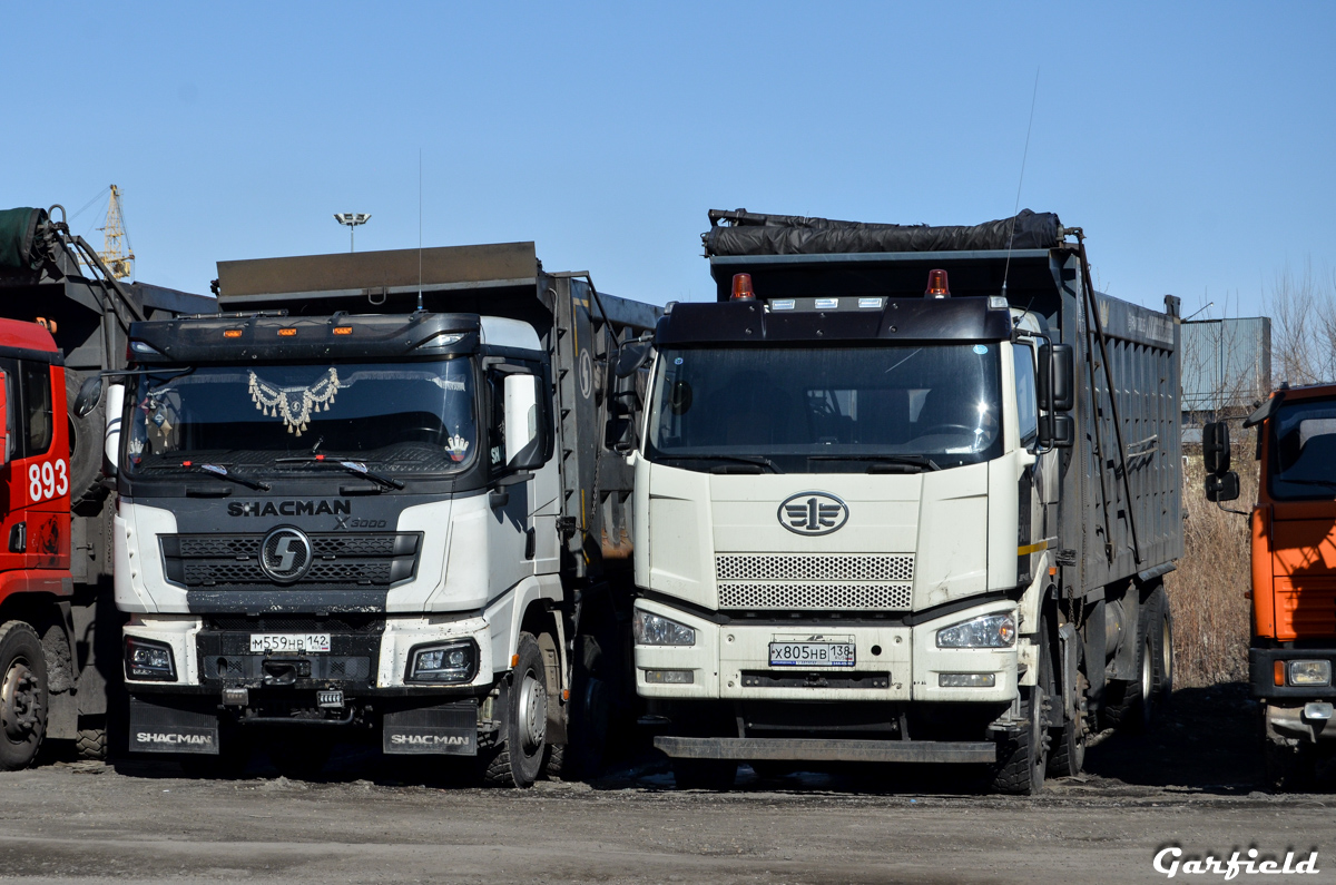 Кемеровская область, № Х 805 НВ 138 — FAW J6 CA3310