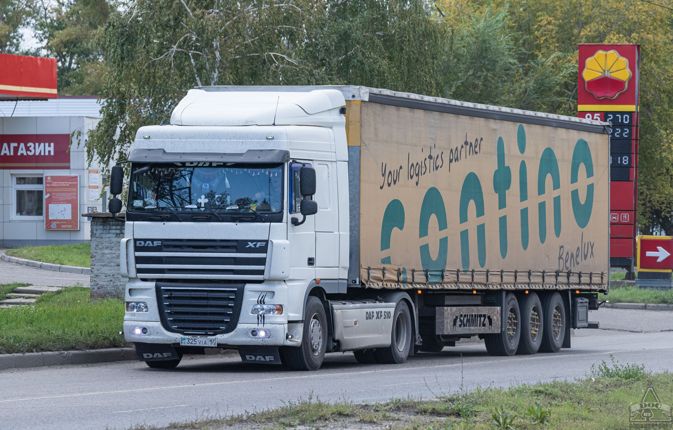 Восточно-Казахстанская область, № 325 VIA 16 — DAF XF105 FT