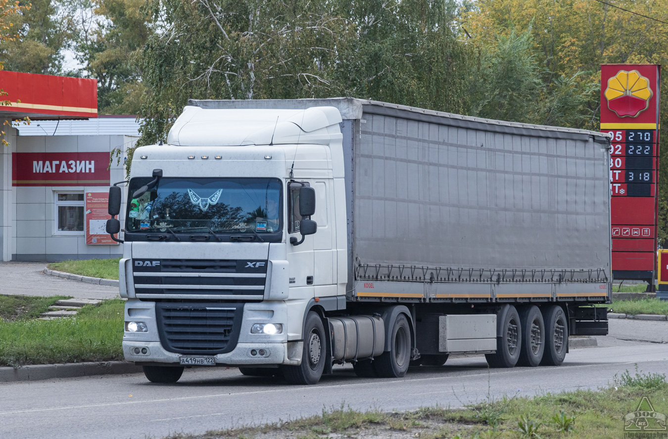 Алтайский край, № А 419 НВ 122 — DAF XF105 FT