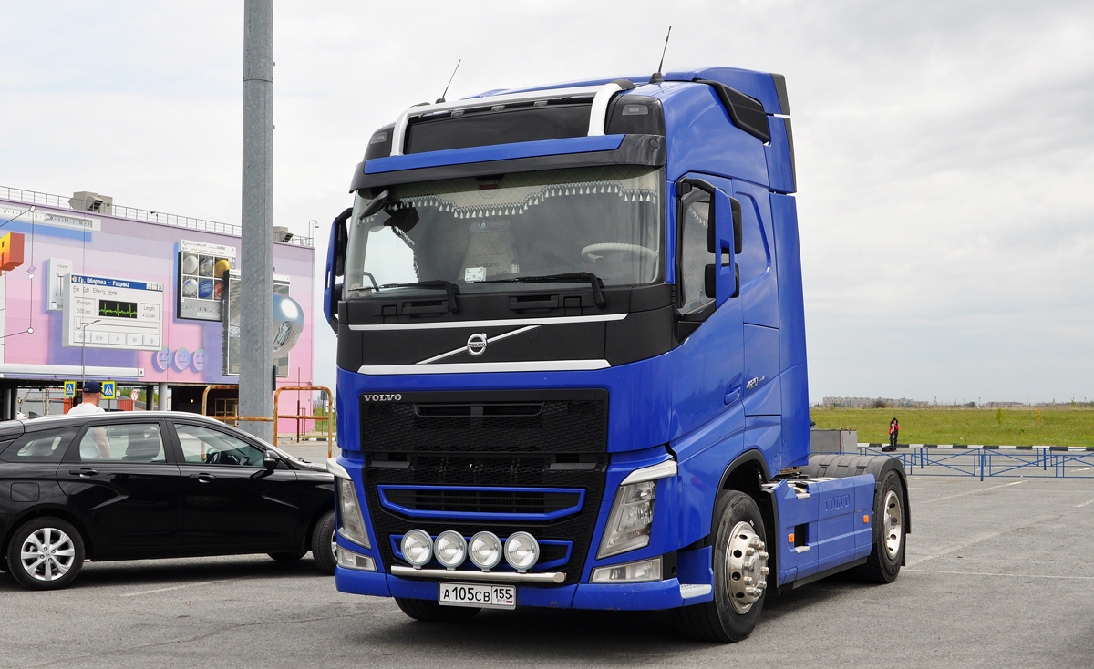 Омская область, № А 105 СВ 155 — Volvo ('2012) FH.460 [X9P]