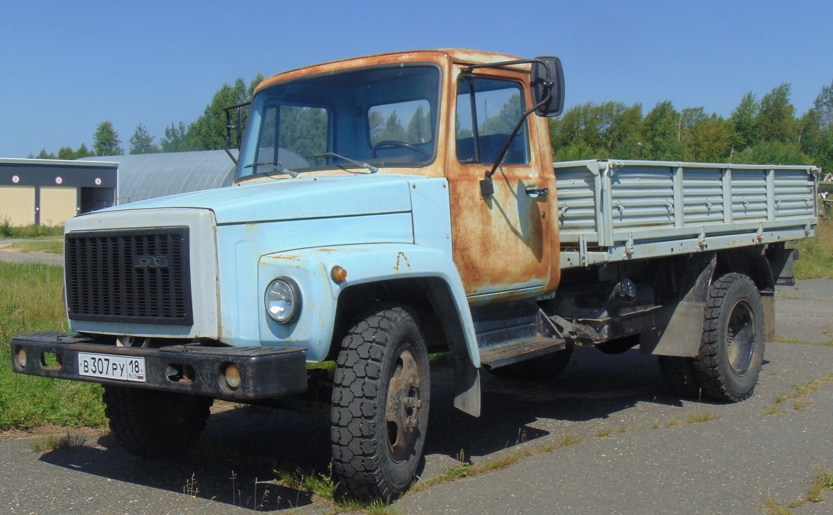 Удмуртия, № В 307 РУ 18 — ГАЗ-3307