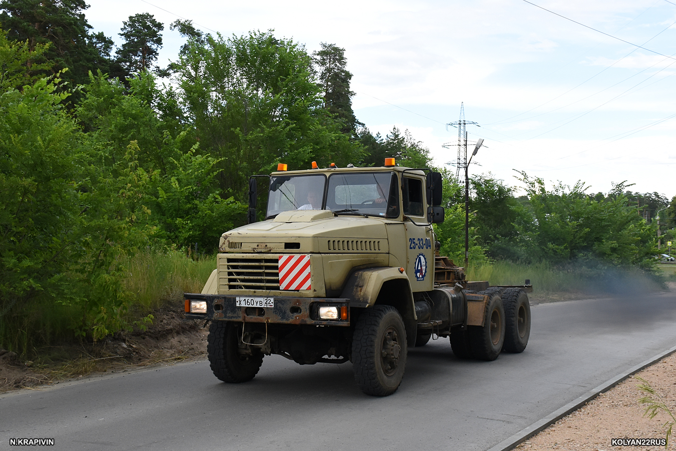 Алтайский край, № Х 160 УВ 22 — КрАЗ-6443
