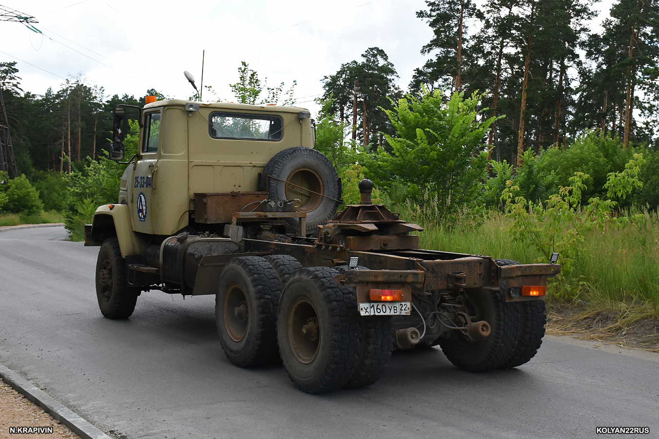 Алтайский край, № Х 160 УВ 22 — КрАЗ-6443