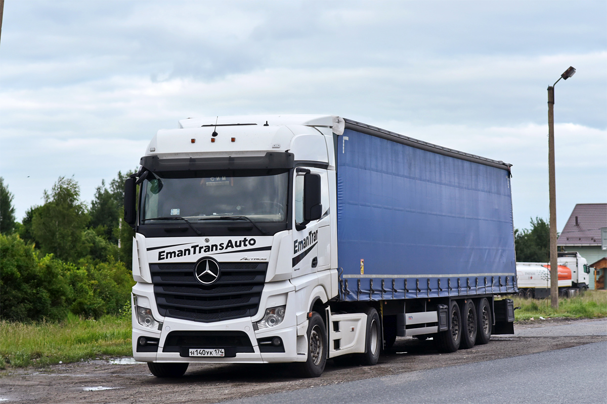 Челябинская область, № Н 140 УК 174 — Mercedes-Benz Actros '18 1845 [Z9M]