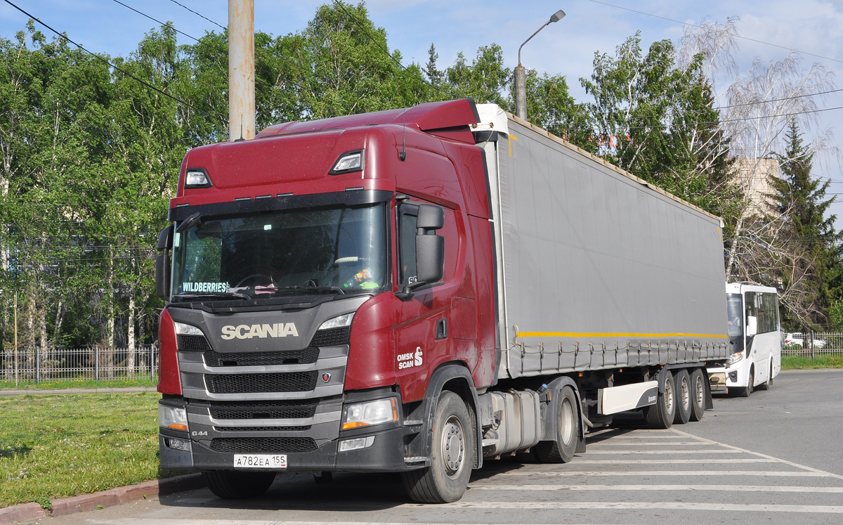 Омская область, № А 782 ЕА 155 — Scania ('2016) G440