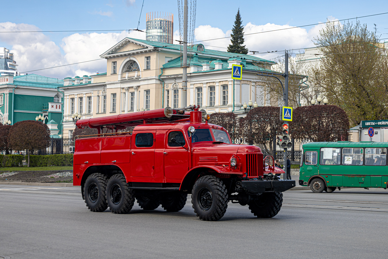 Свердловская область, № (66) Б/Н 0147 — ЗИЛ-157К; Транспортные средства без номеров (Свердловская область); Свердловская область — День пожарной охраны 2026
