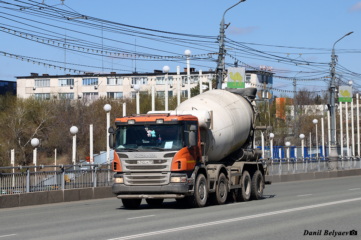 Челябинская область, № С 745 ОН 174 — Scania ('2011) P380