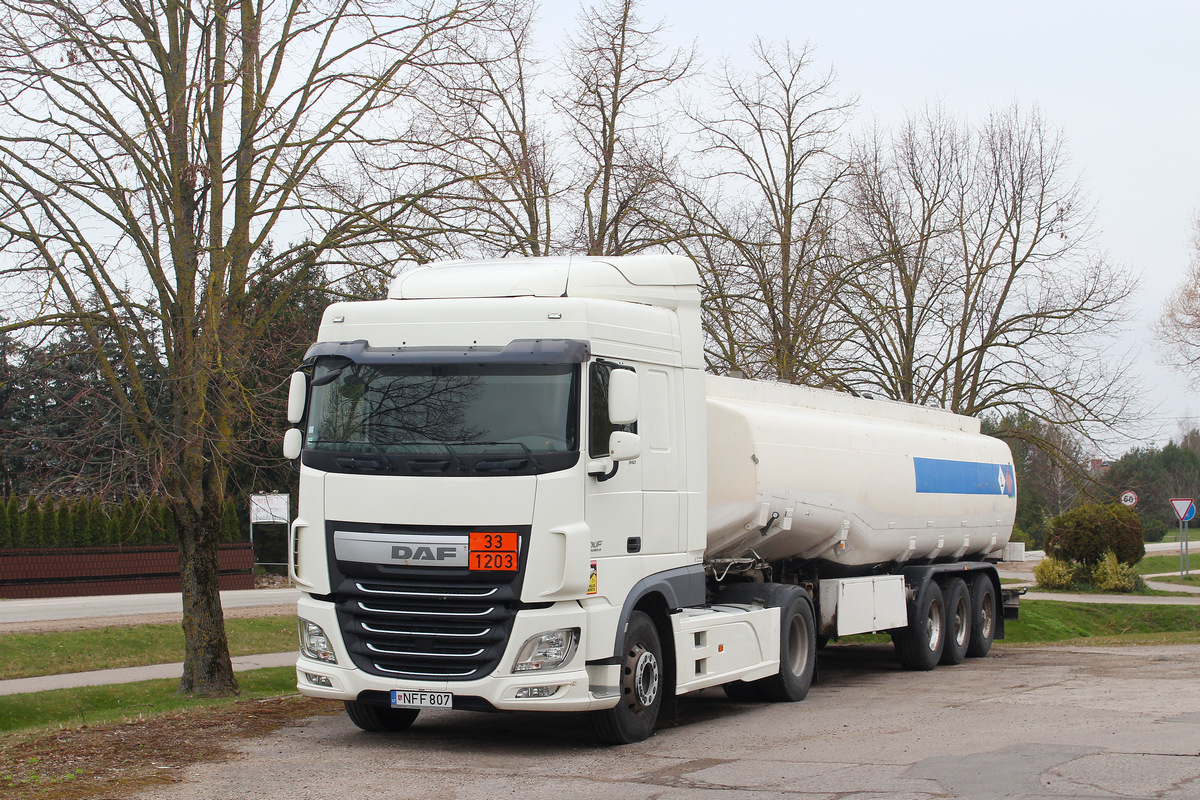 Литва, № NFF 807 — DAF XF Euro6 FT