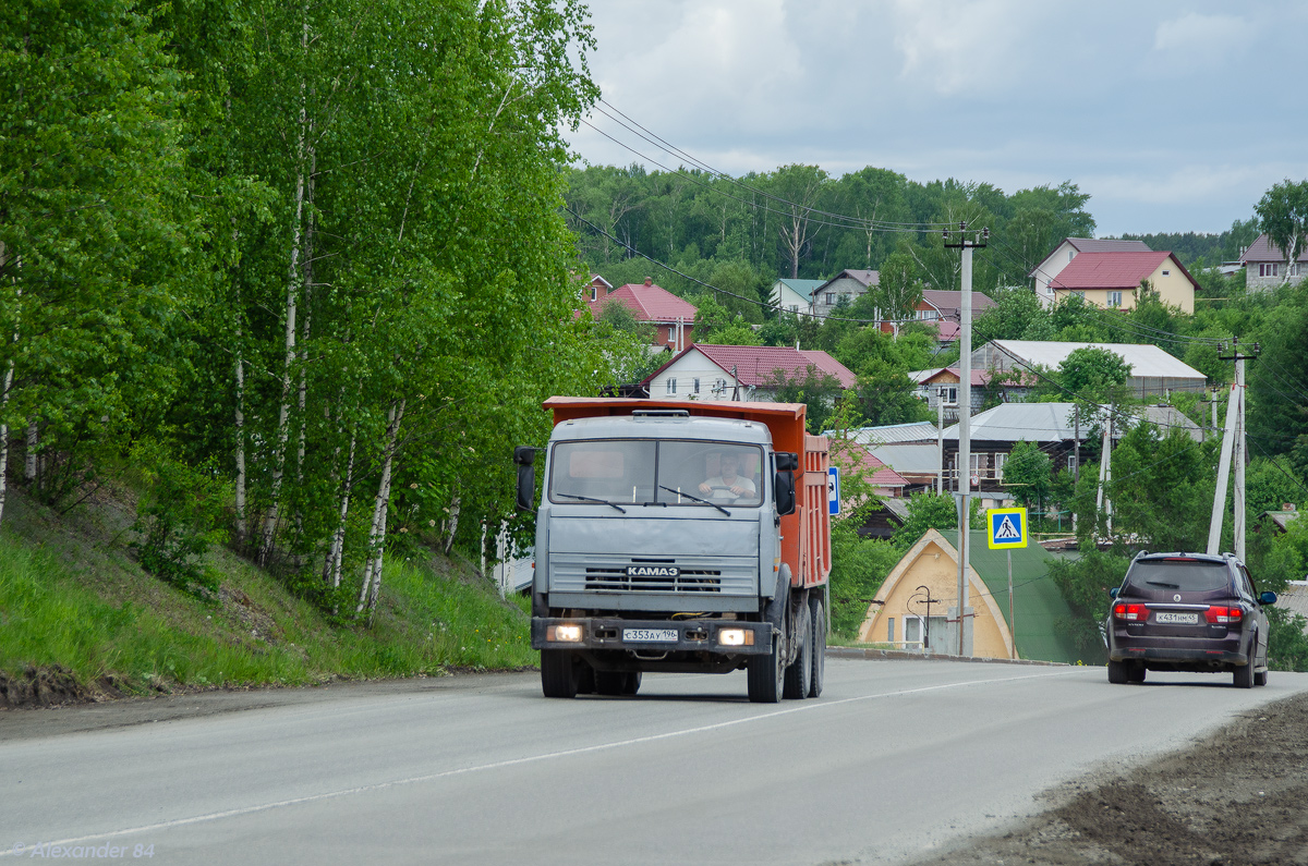Свердловская область, № С 353 АУ 196 — КамАЗ-55111 [551110]