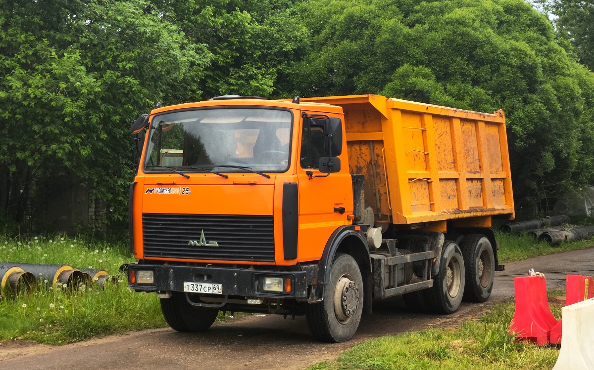 Тверская область, № Т 337 СР 69 — МАЗ-5516X5