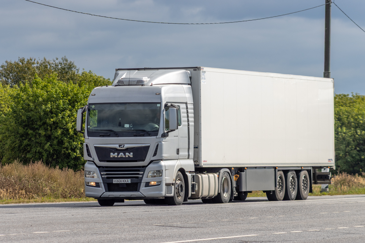 Узбекистан, № 01 606 KKA — MAN TGX ('2016) 18.460