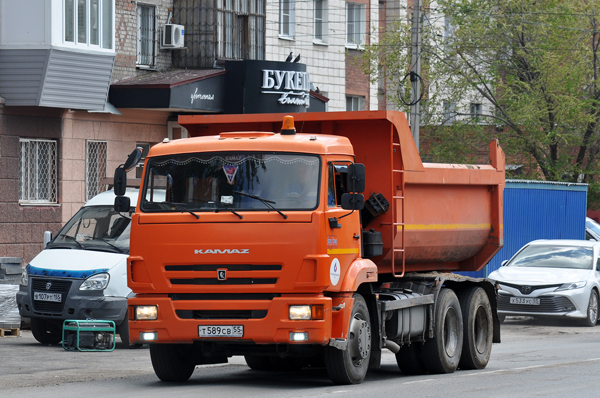 Омская область, № Т 589 СВ 55 — КамАЗ-65115-A4(23)