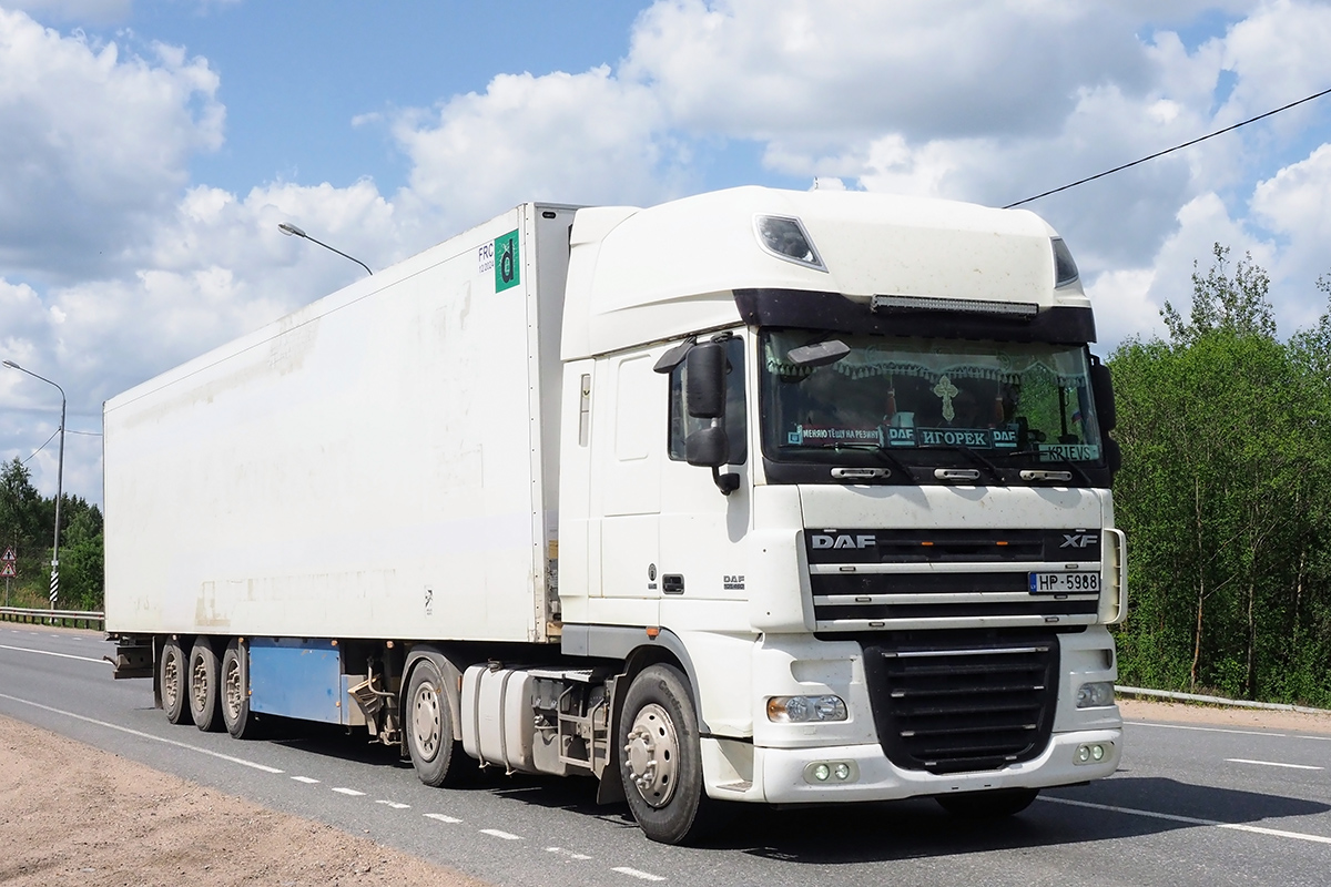 Латвия, № HP-5988 — DAF XF105 FT