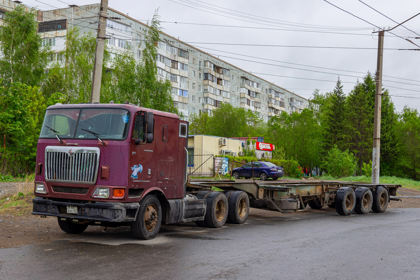 Омская область, № В 687 ХХ 155 — International 9800i
