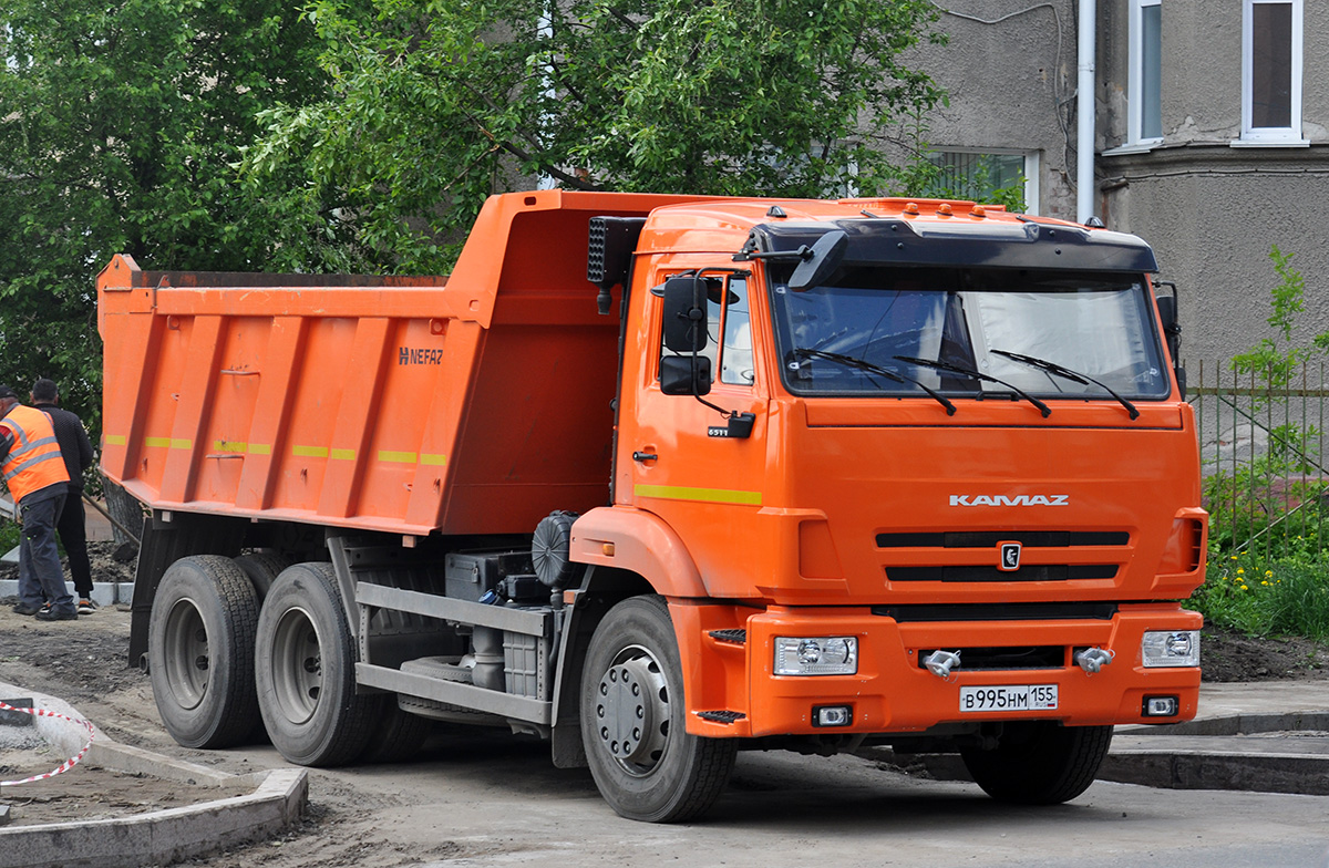 Омская область, № В 995 НМ 155 — КамАЗ-65115-A5(48)
